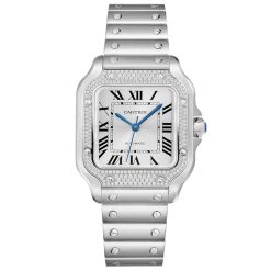 Cartier w4sa0005 Santos De Cartier Medium Midsize Watch