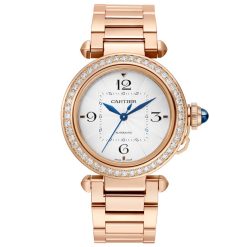 Cartier wjpa0013 Pasha Automatic 35mm Ladies Watch