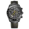 Omega 310.92.44.50.01.001 Speedmaster Dark Side Of The Moon Black Ceramic On Rubber Strap Watch