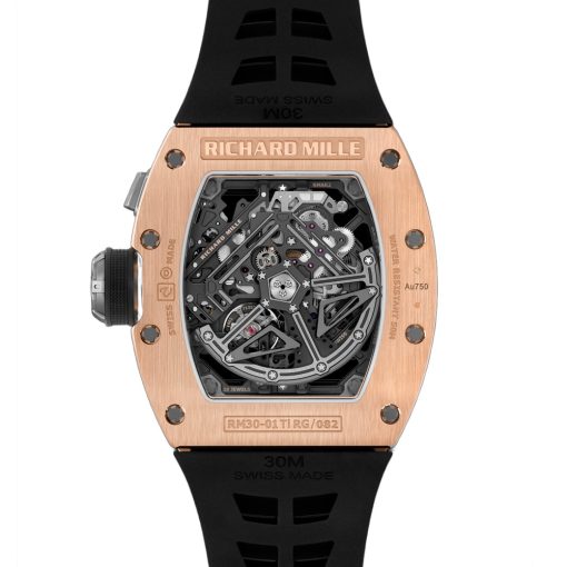 Richard Mille Rm 30-01 Red Gold Automatic Winding With Declutchable Rotor Watch - Image 3