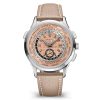 Patek Philippe 5935A-001 World Time Chronograph Salmon Dial Stainless Steel Watch