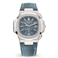 Patek Philippe 5980/60G-001 Nautilus White Gold Blue dial Watch