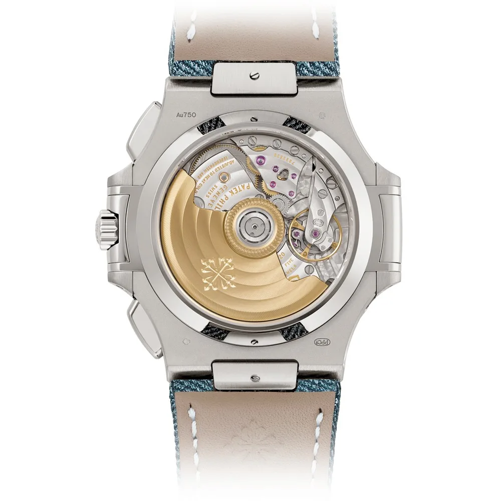 Patek Philippe 5980/60G-001 Nautilus White Gold Blue Dial Watch - Image 3