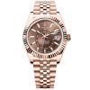 Rolex 336935-0006 Sky-Dweller Chocolate Dial 18K Rose Gold Jubilee Bracelet Watch