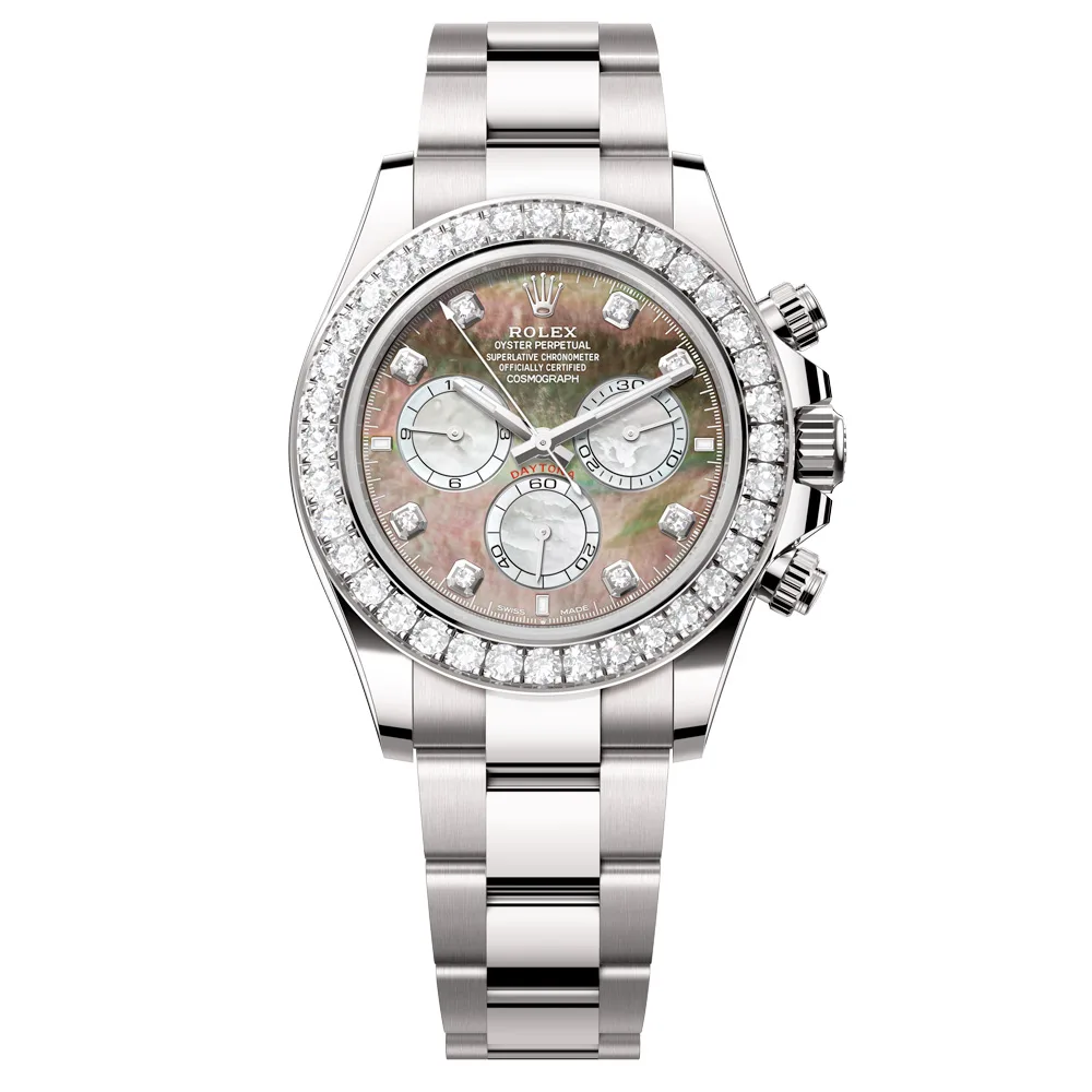 Rolex 126579Rbr-0001 Cosmograph Daytona Mop Diamond Dial White Gold Watch