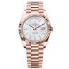 Rolex Day-Date 228235-0056 Mop Baguette Diamond Dial 40Mm Everose Gold Men'S Watch