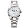 Rolex Day-Date 228239-0078 Mop Baguette Diamond Dial 40Mm White Gold Men'S Watch