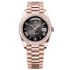 Rolex Day-Date 228345Rbr-0025 Slate Ombré Dial Diamond Bezel 40Mm Everose Gold Men'S Watch