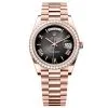 Rolex Day-Date 228345Rbr-0025 Slate Ombré Dial Diamond Bezel 40Mm Everose Gold Men'S Watch