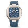 Patek Philippe 5822P-001 Cubitus Instantaneous Blue Dial Grand Date Platinum Watch