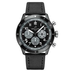 Breitling SB04451A1B1X1 Super AVI B04 Chronograph GMT 46 Mosquito Night Figher Men's Watch