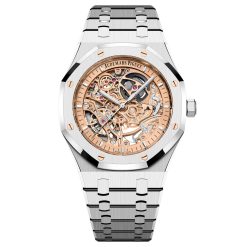 Audemars Piguet 15407ST.OO.1220ST.02 Royal Oak 41mm Double Balance Wheel Openworked Stainless Steel Watch