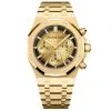 Audemars Piguet 26240Ba.oo.1320Ba.02 Royal Oak Chronograph 41Mm Smoked Champagne Dial Yellow Gold Watch