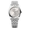 Rolex Datejust 126200-0001 Silver Stick Jubilee 36Mm Stainless Steel Watch