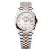 Rolex Datejust 126201-0021 Mop Diamond Dial Jubilee 36Mm Stainless Steel And Rose Gold Ladies Watch