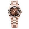 Rolex Day-Date 128235-0075 Brown Ombre Dial 36Mm Everose Gold Midsize Watch