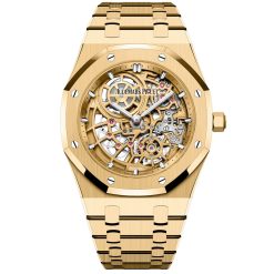 Audemars Piguet 16204BA.OO.1240BA.01 Royal Oak Extra-Thin Openworked Yellow Gold Watch