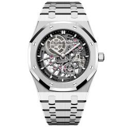 Audemars Piguet 16204BC.OO.1240BC.01 Royal Oak Extra-Thin Openworked White Gold Watch