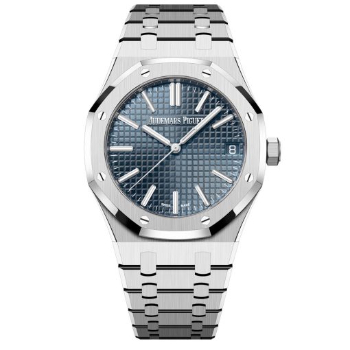 Audemars Piguet 15510St.oo.1320St.06 Royal Oak Selfwinding 41Mm Blue Dial Stainless Steel Watch