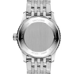 Breitling A17329171C1A1 Navitimer Automatic 41Mm Ice Blue Dial Stainless Steel Watch Back