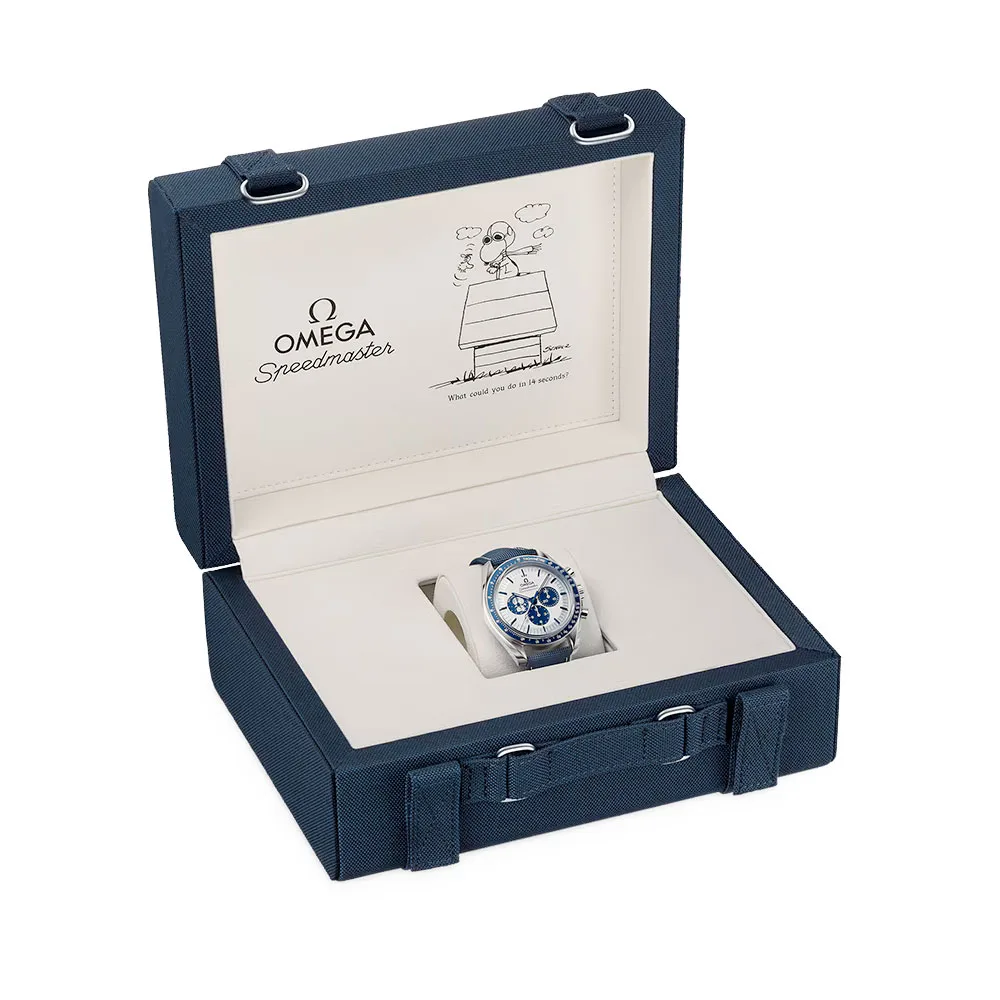 Omega 310.32.42.50.02.001 Speedmaster Professional Moonwatch Apollo 13 50Th Anniversary Snoopy Watch - Image 4