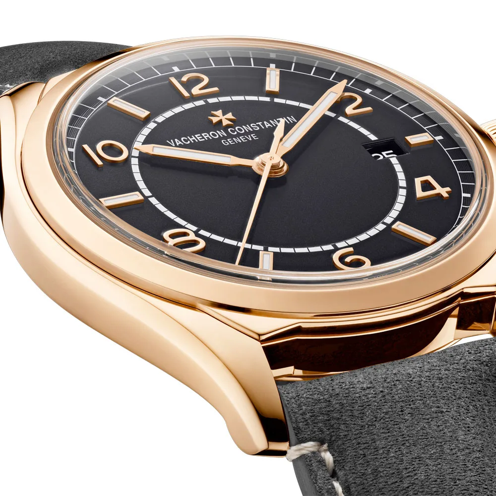 Vacheron Constantin 4600E/000R-H101 Fiftysix Black Dial Pink Gold Self-Winding Watch - Image 4