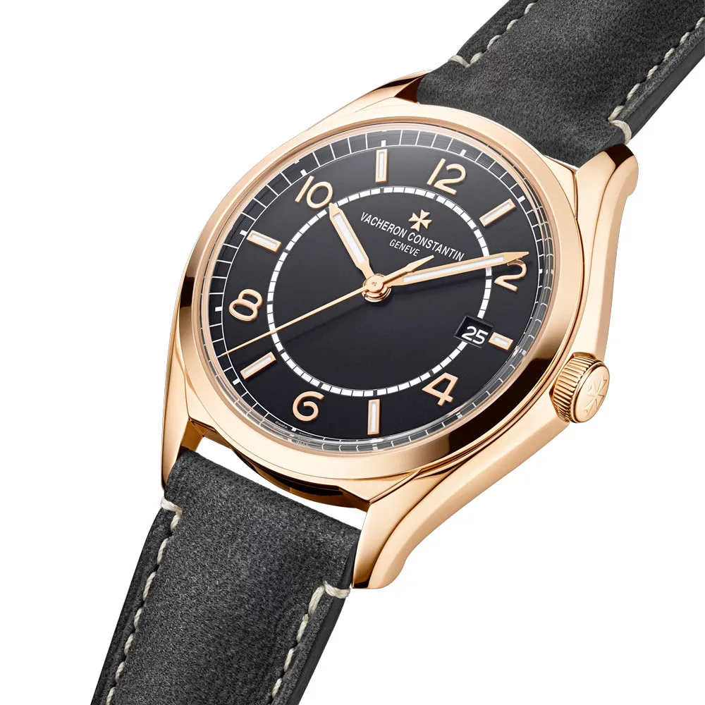 Vacheron Constantin 4600E/000R-H101 Fiftysix Black Dial Pink Gold Self-Winding Watch - Image 2