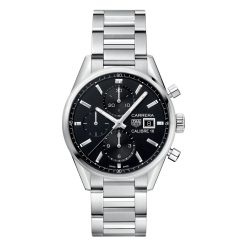 TAG Heuer CBK2110.BA0715 Calibre 16 41 Stainless Steel Black Dial Watch