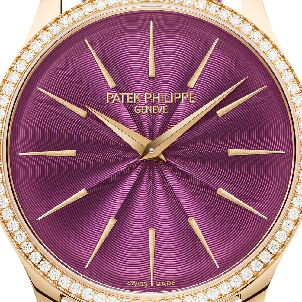 Patek Philippe 4997/200R-001 Calatrava Purple Dial Rose Gold Watch - Image 3