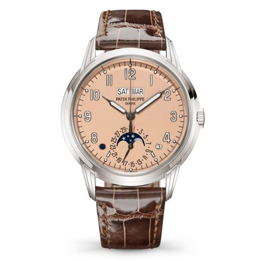 Patek Philippe 5320G-011 Grand Complications Perpetual Calendar Rose Dial White Gold Watch