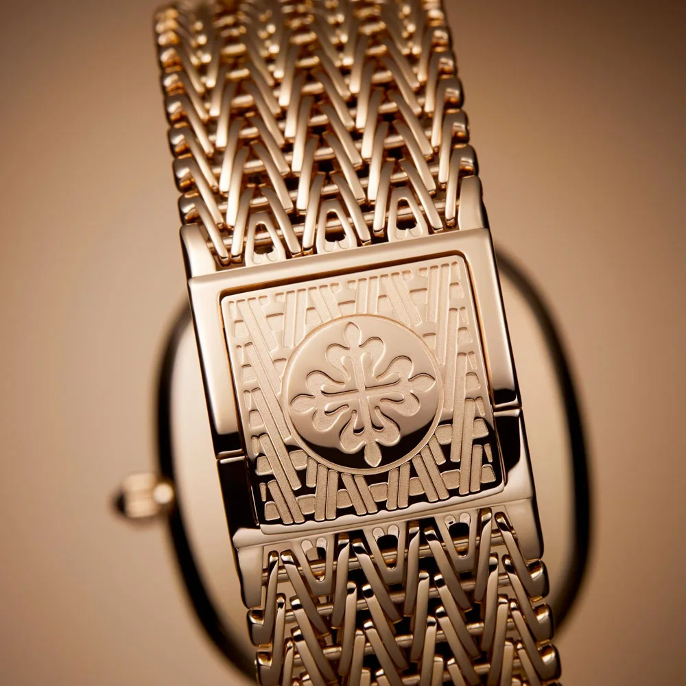 Patek Philippe 5738/1R-001 Golden Ellipse Automatic Black Dial Watch - Image 4