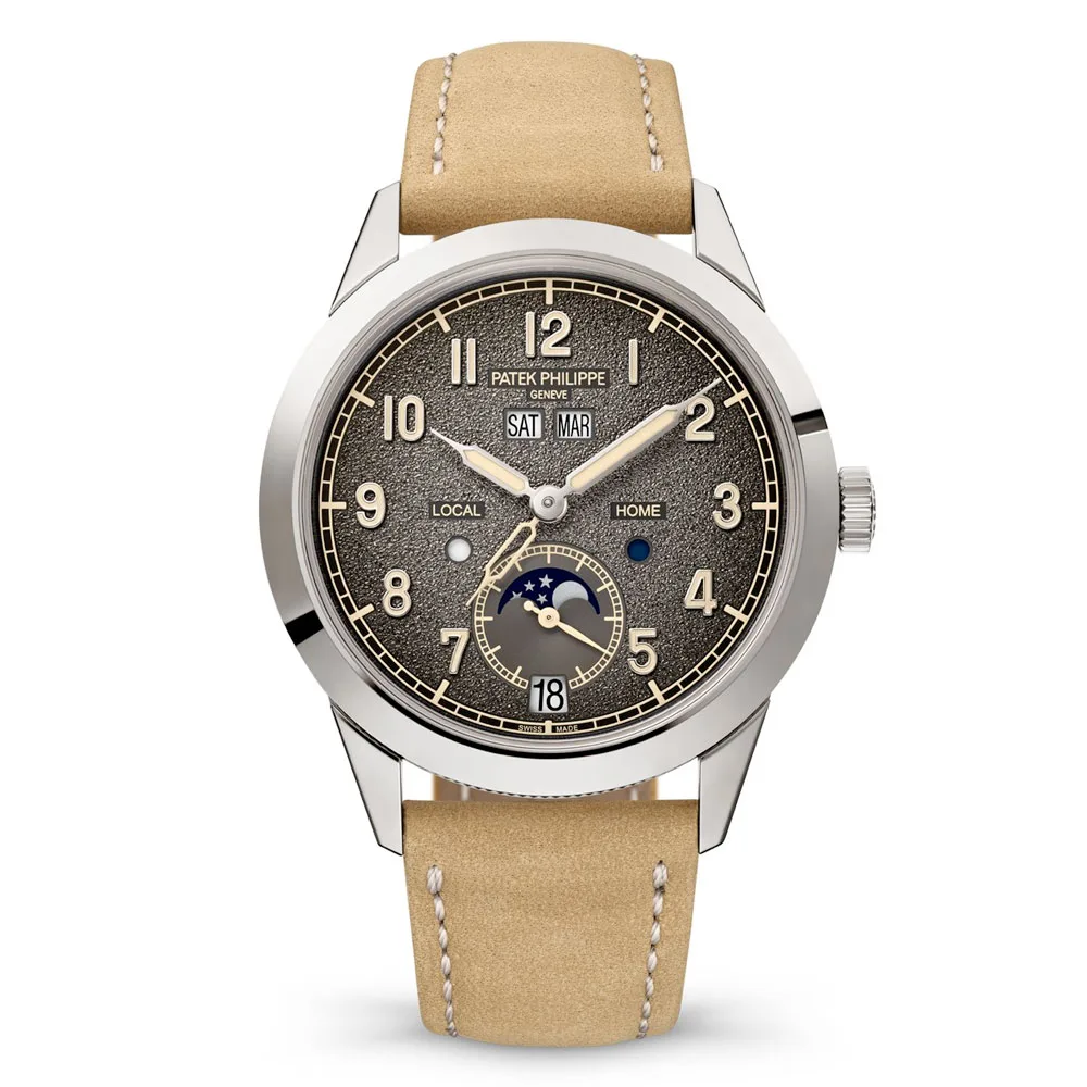 Patek Philippe 5326G-001 Calatrava Annual Calendar Travel Time White Gold Watch