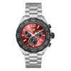 Tag Heuer Caz101An.ba0842 Formula 1 Quartz Chronograph Stainless Steel Red Dial Watch