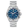 Tag Heuer Caz101K.ba0842 Formula 1 Chronograph Quartz 43 Stainless Steel Blue Dial Watch