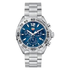 TAG Heuer CAZ101K.BA0842 Formula 1 Chronograph Quartz 43 Stainless Steel Blue Dial Watch