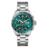 Tag Heuer Caz201H.ba0876 Formula 1 Calibre 16 44 Stainless Steel Green Dial Watch