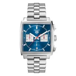 TAG Heuer CBL2111.BA0644 Monaco Calibre Heuer 02 Stainless Steel Blue Dial Watch