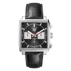 TAG Heuer CBL2113.FC6177 Monaco Calibre Heuer 02 Stainless Steel Black Dial Watch