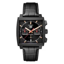 TAG Heuer CBL2180.FC6497 Monaco Calibre Heuer 02 Titanium DLC Black Dial Watch