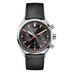 TAG Heuer CBN201C.FC6542 Carrera Calibre Heuer 02 42 Stainless Steel Black Dial Watch