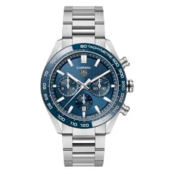 TAG Heuer CBN2A1A.BA0643 Carrera Calibre Heuer 02 44 Stainless Steel Blue Dial Watch