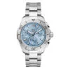 Tag Heuer Cbp1112.Ba0627 Aquaracer Professional 200 Quartz Chronograph Big Date Stainless Steel Ice Blue Dial Watch