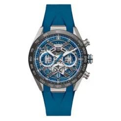 TAG Heuer CBU2081.FT6274 Carrera Chronograph Extreme Sport Titanium - Ceramic Skeleton Blue Dial Watch