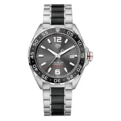 TAG Heuer WAZ2011.BA0843 Formula 1 Calibre 5 43 Stainless Steel Grey Dial Watch