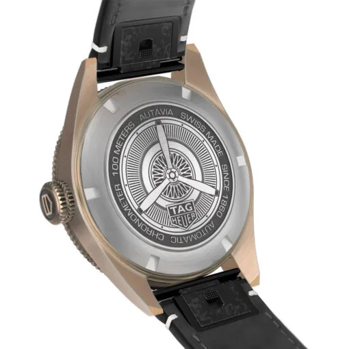 Tag Heuer Wbe5190.Fc8268 Autavia Calibre 5 Bronze Green Dial Watch - Image 3