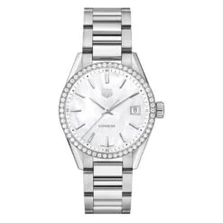 TAG Heuer WBK1316.BA0652 Carrera 36 Diamond Quartz Ladies White Mother-of-pearl Dial Watch