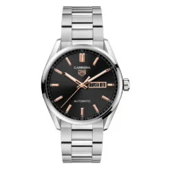 TAG Heuer WBN2013.BA0640 Carrera Automatic Stainless Steel Black Dial Watch