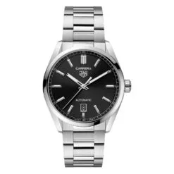 TAG Heuer WBN2110.BA0639 Carrera Automatic Stainless Steel Black Dial Watch