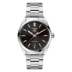 TAG Heuer WBN2113.BA0639 Carrera Automatic Stainless Steel Black Dial Watch