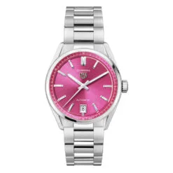 TAG Heuer WBN2313.BA0001 Carrera Date 36 Stainless Steel Pink Dial Watch